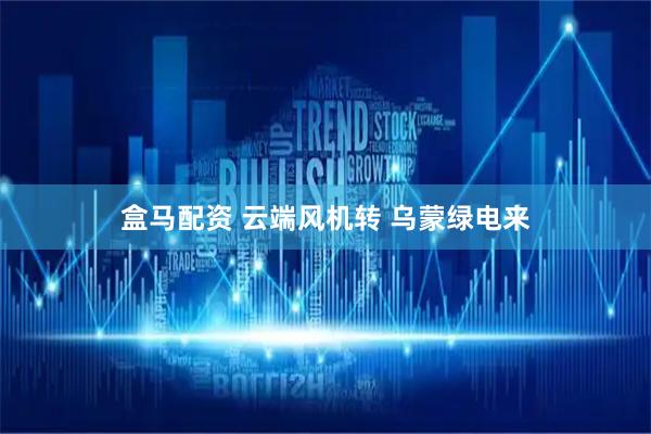 盒马配资 云端风机转 乌蒙绿电来